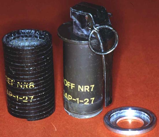 NR 7, осколочная рубашка NR 8 и ограничитель