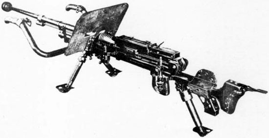 Type 97 с установленным бронещитком