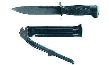 Нож разведчика стреляющий НРС-2 с ножнами