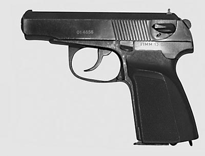 9 мм пистолет Макарова-Плецкого-Шигапова «Грач-3» ПММ-12